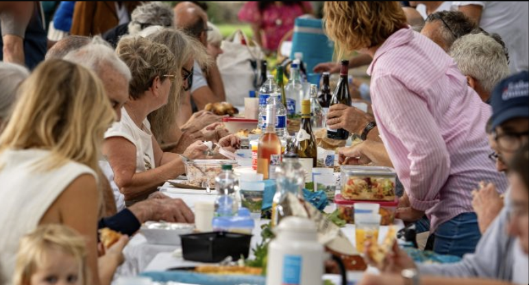 Un beau succès pour le repas du village
